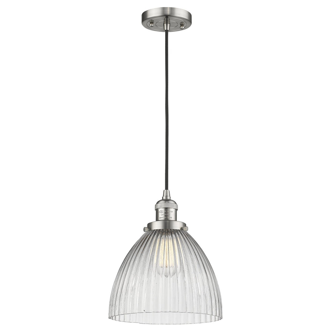 Innovations Franklin Restoration 201C-SN-G222 Pendant Light - Brushed Satin Nickel