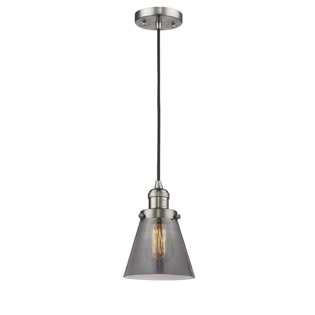 Innovations Franklin Restoration 201C-SN-G63-LED Pendant Light - Brushed Satin Nickel