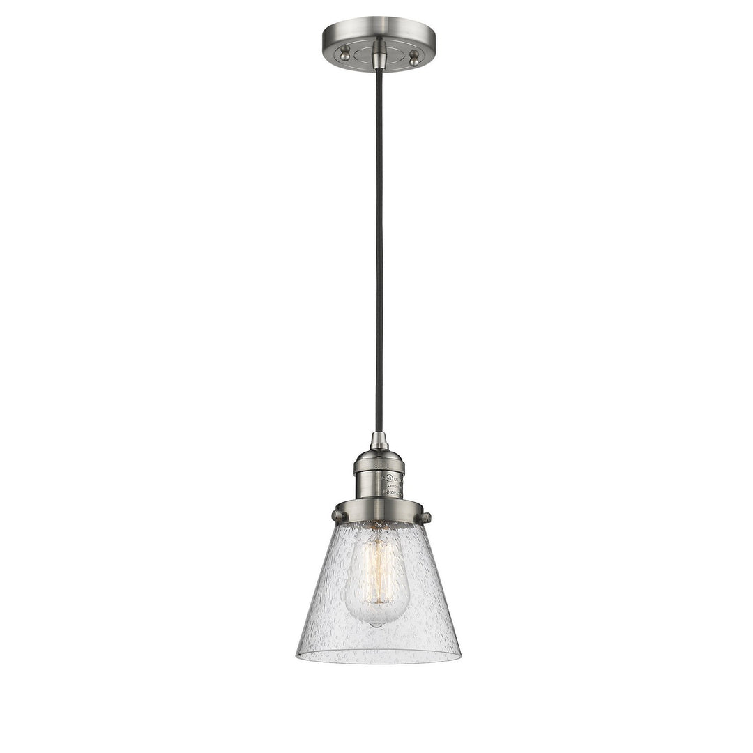 Innovations Franklin Restoration 201C-SN-G64-LED Pendant Light - Brushed Satin Nickel