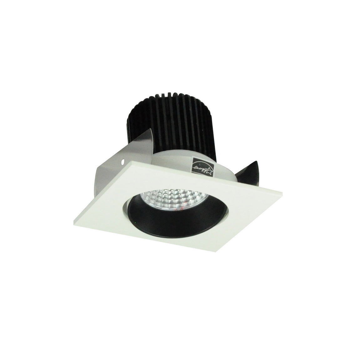 Nora Lighting NIOB-2SC40XBW/10   Recessed Light Black / White