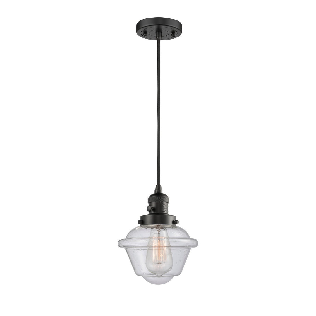 Innovations Franklin Restoration 201CSW-BK-G534 Pendant Light - Matte Black