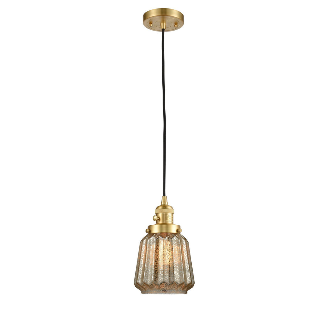 Innovations Franklin Restoration 201CSW-SG-G146-LED Pendant Light - Satin Gold