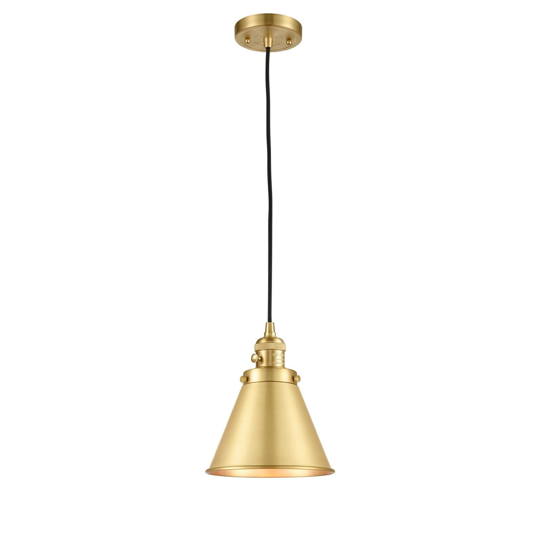 Innovations Franklin Restoration 201CSW-SG-M13-SG-LED Pendant Light - Satin Gold