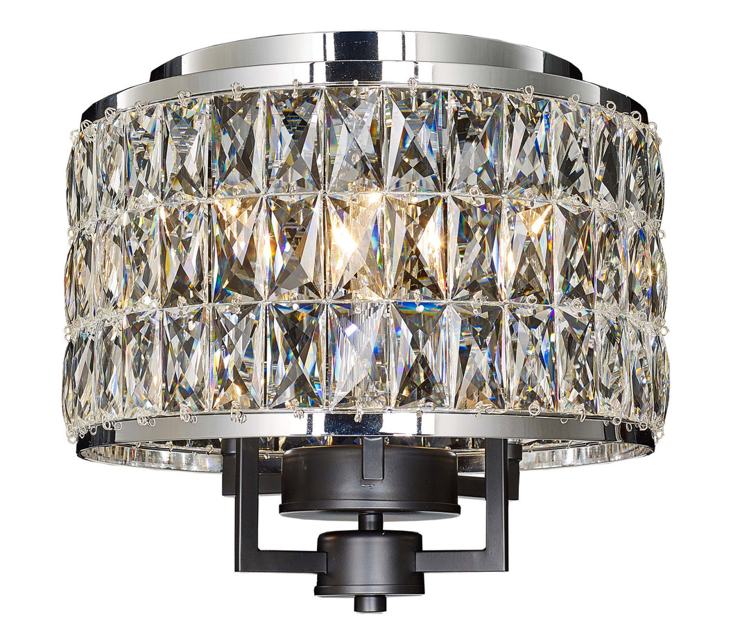 StarFire Cages 1613BC Ceiling Light - Black and Chrome