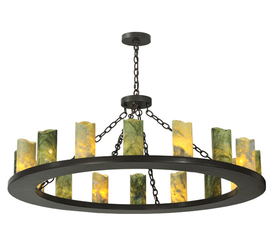 Meyda Tiffany Loxley 121882 Chandelier Light - Timeless Bronze