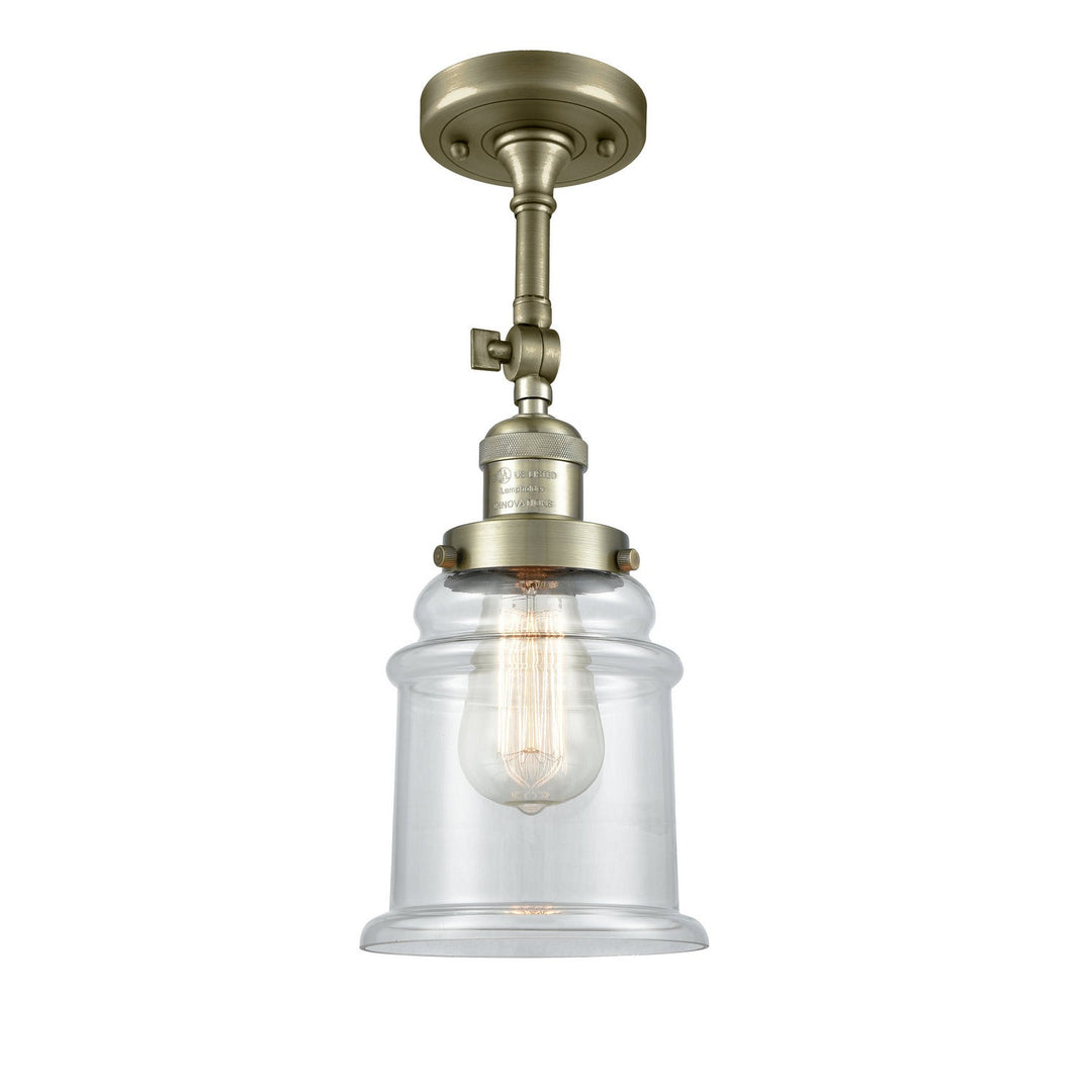 Innovations Franklin Restoration 201F-AB-G182-LED Ceiling Light - Antique Brass