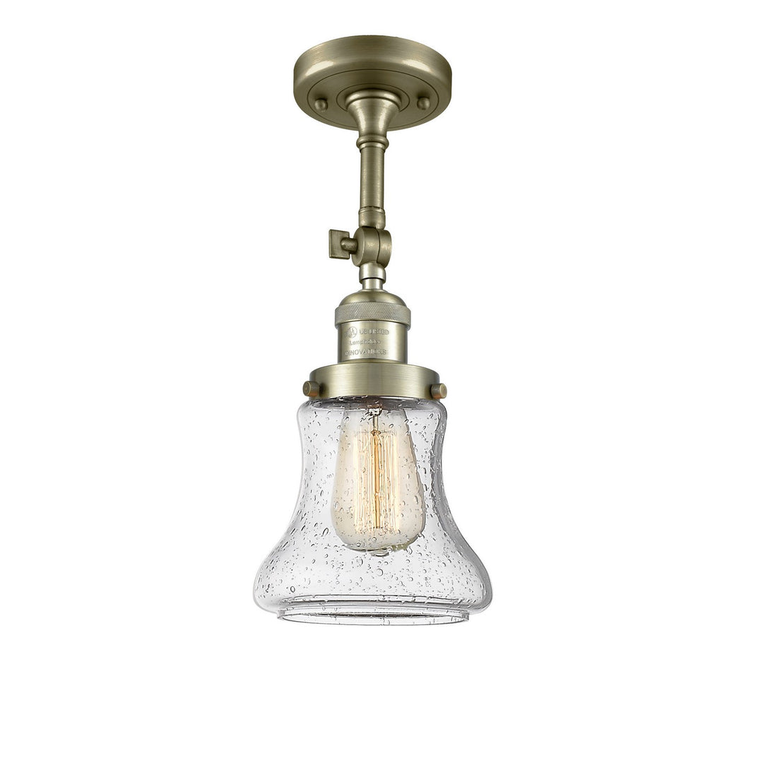 Innovations Franklin Restoration 201F-AB-G194-LED Ceiling Light - Antique Brass