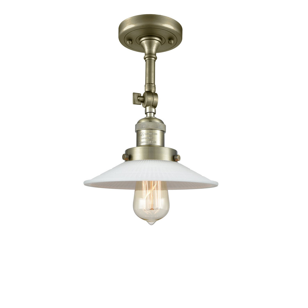 Innovations Franklin Restoration 201F-AB-G1-LED Ceiling Light - Antique Brass
