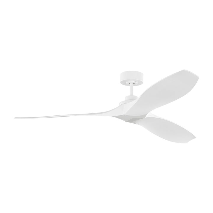 Visual Comfort Fan Collins Coastal 60 Smart 3CLNCSM60RZW Ceiling Fan - Matte White, Matte White/Matte White/