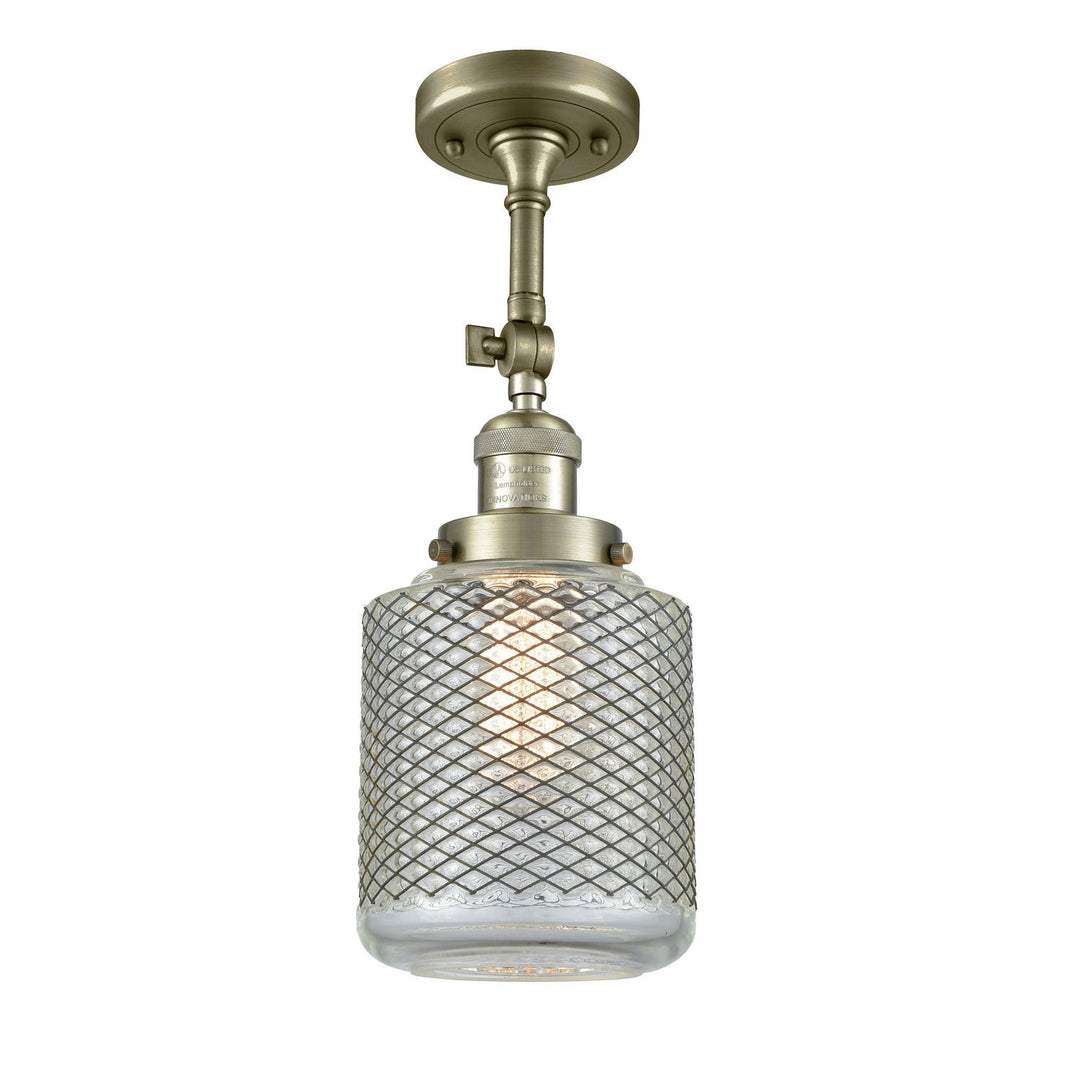 Innovations Franklin Restoration 201F-AB-G262-LED Ceiling Light - Antique Brass