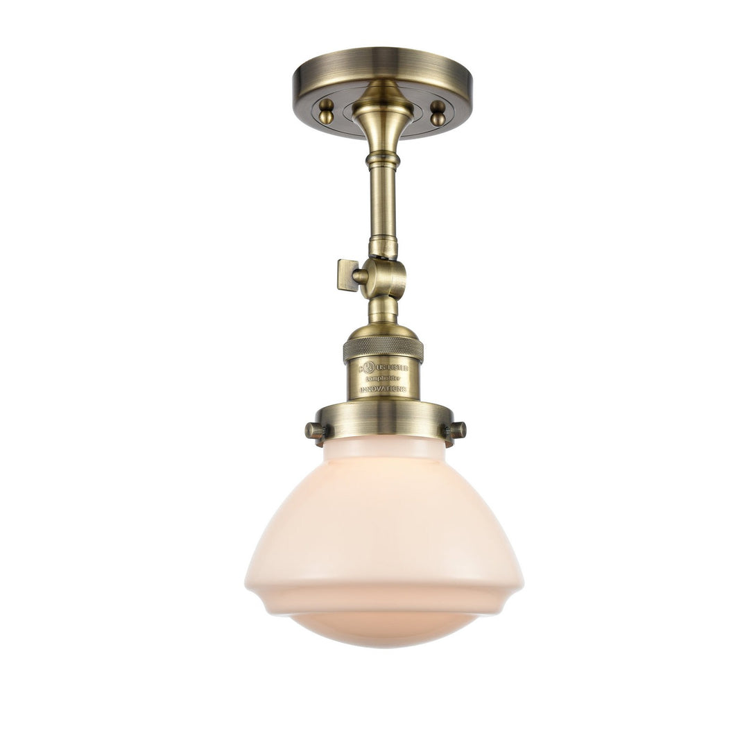 Innovations Franklin Restoration 201F-AB-G321-LED Ceiling Light - Antique Brass