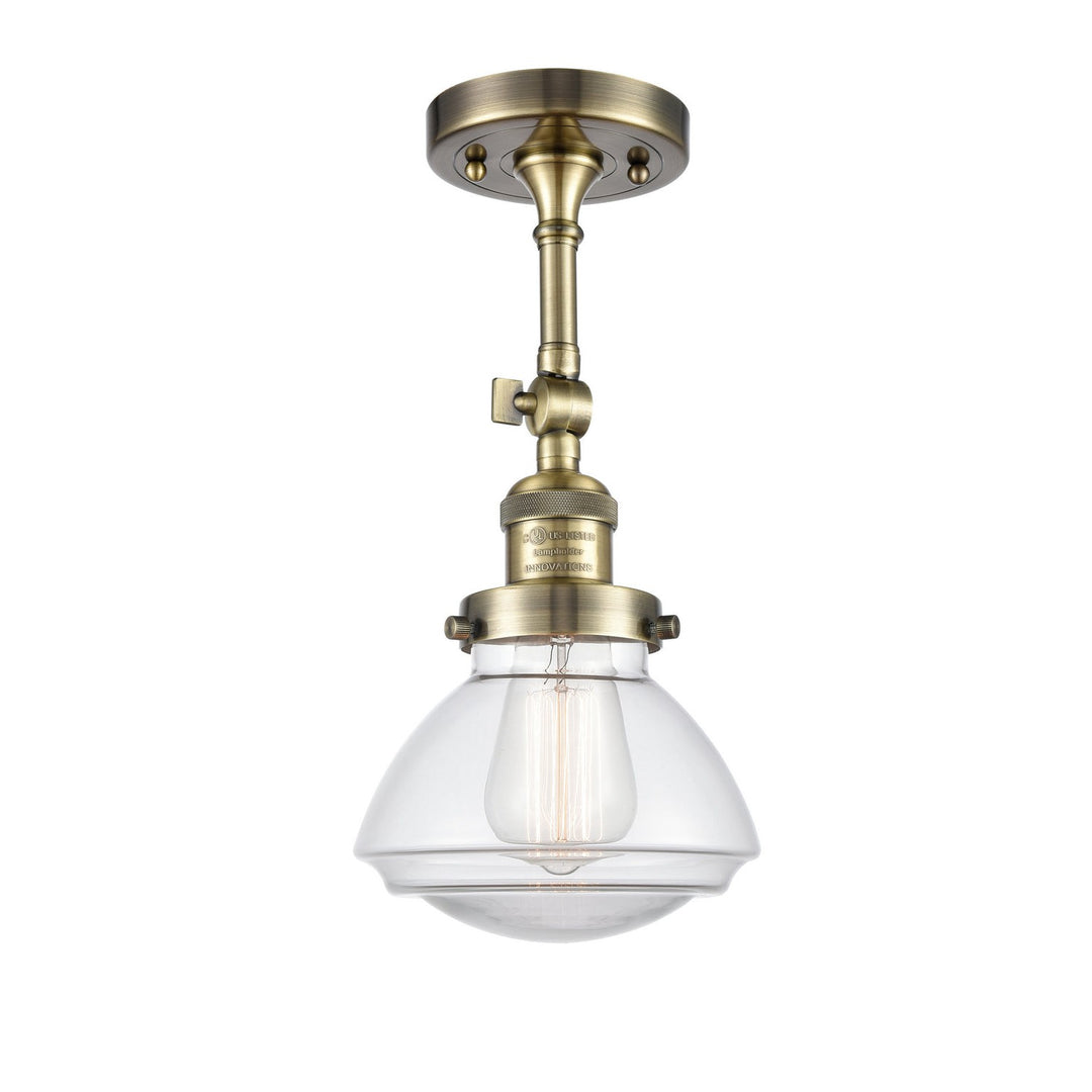 Innovations Franklin Restoration 201F-AB-G322-LED Ceiling Light - Antique Brass