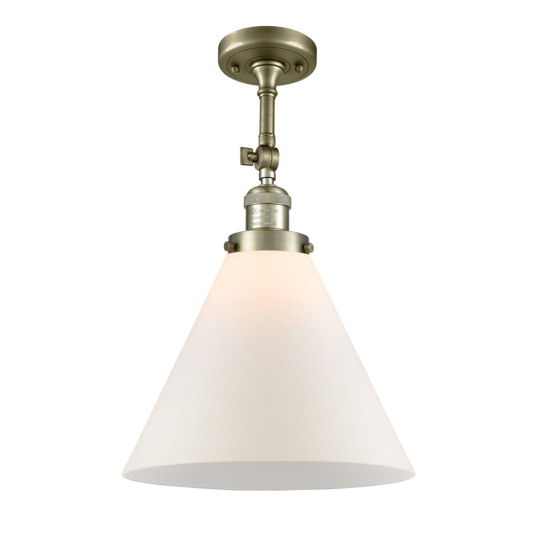 Innovations Franklin Restoration 201F-AB-G41-L Ceiling Light - Antique Brass