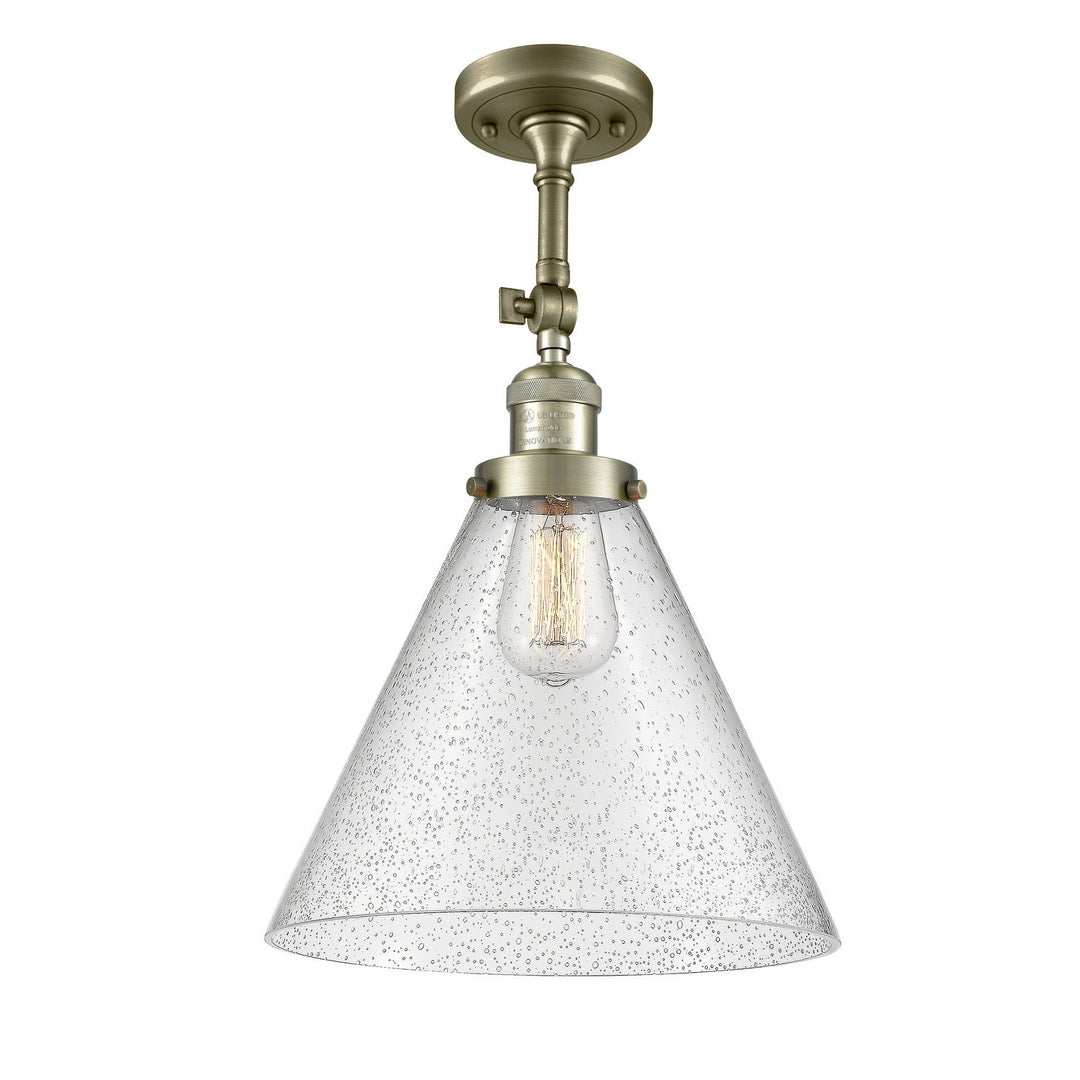Innovations Franklin Restoration 201F-AB-G44-L-LED Ceiling Light - Antique Brass
