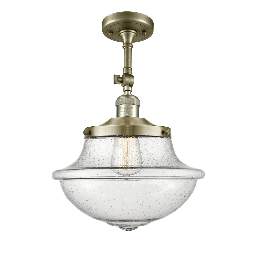 Innovations Franklin Restoration 201F-AB-G544 Ceiling Light - Antique Brass