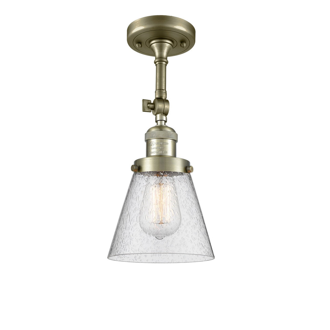 Innovations Franklin Restoration 201F-AB-G64-LED Ceiling Light - Antique Brass