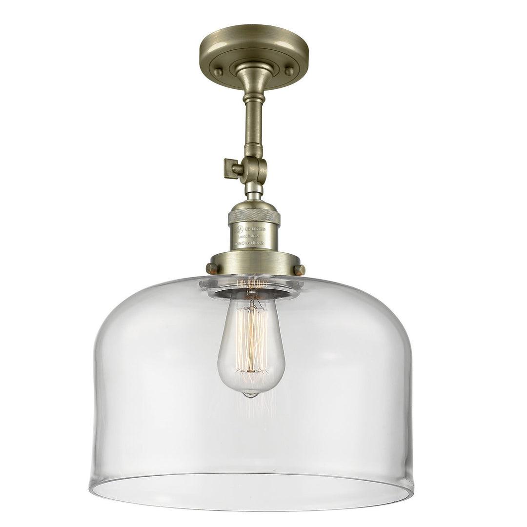 Innovations Franklin Restoration 201F-AB-G72-L-LED Ceiling Light - Antique Brass