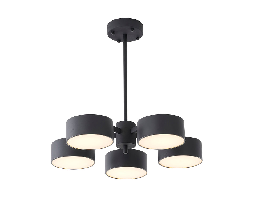 Bethel International BE11C24B Chandelier Light - Black
