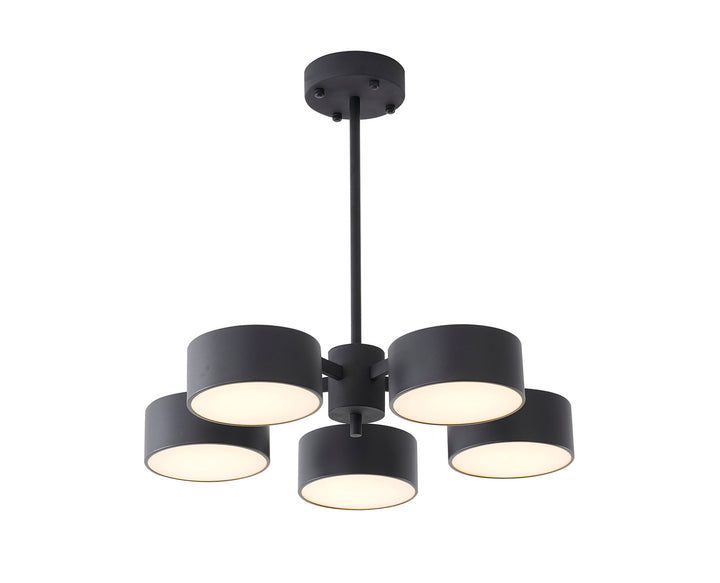 Bethel International BE11C24B Chandelier Light - Black