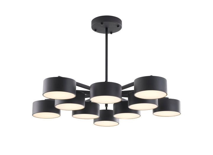 Bethel International BE12C38B Chandelier Light - Black