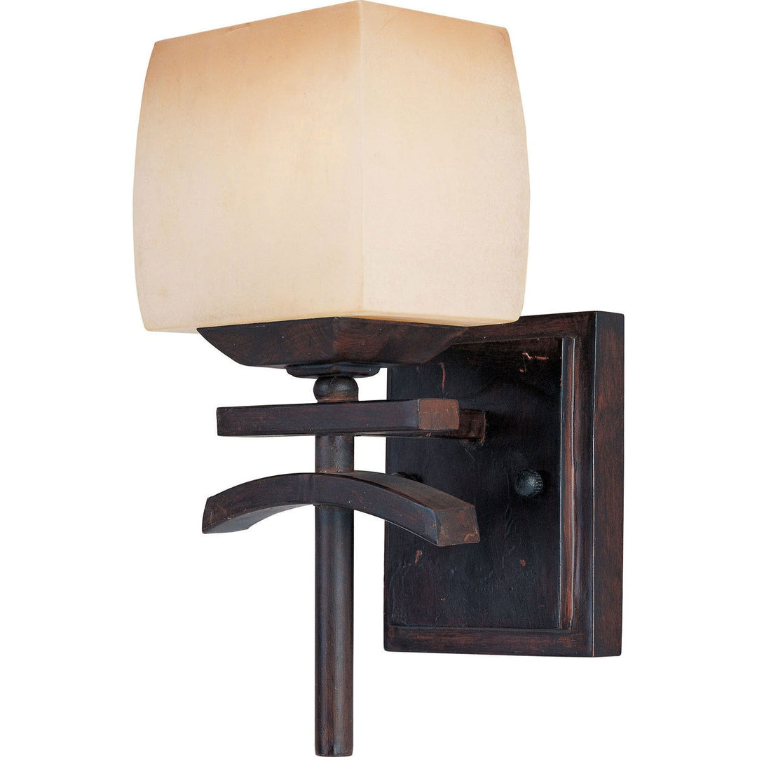 Maxim Asiana 10996WSRC Wall Sconce Light - Roasted Chestnut