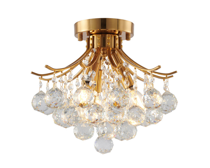 Bethel International BET01FM12BR Ceiling Light - Stain Brass