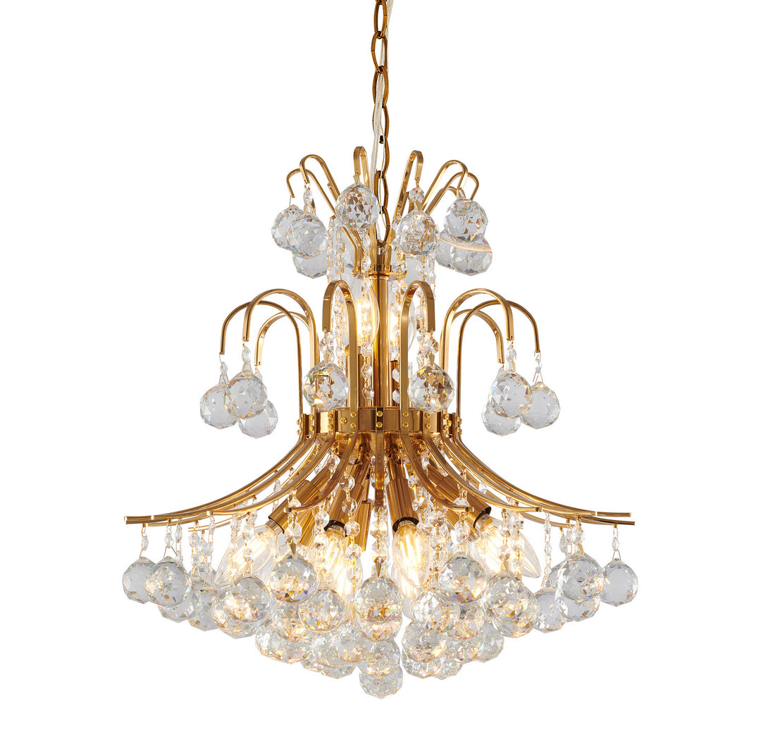 Bethel International BET03C19BR Chandelier Light - Stain Brass