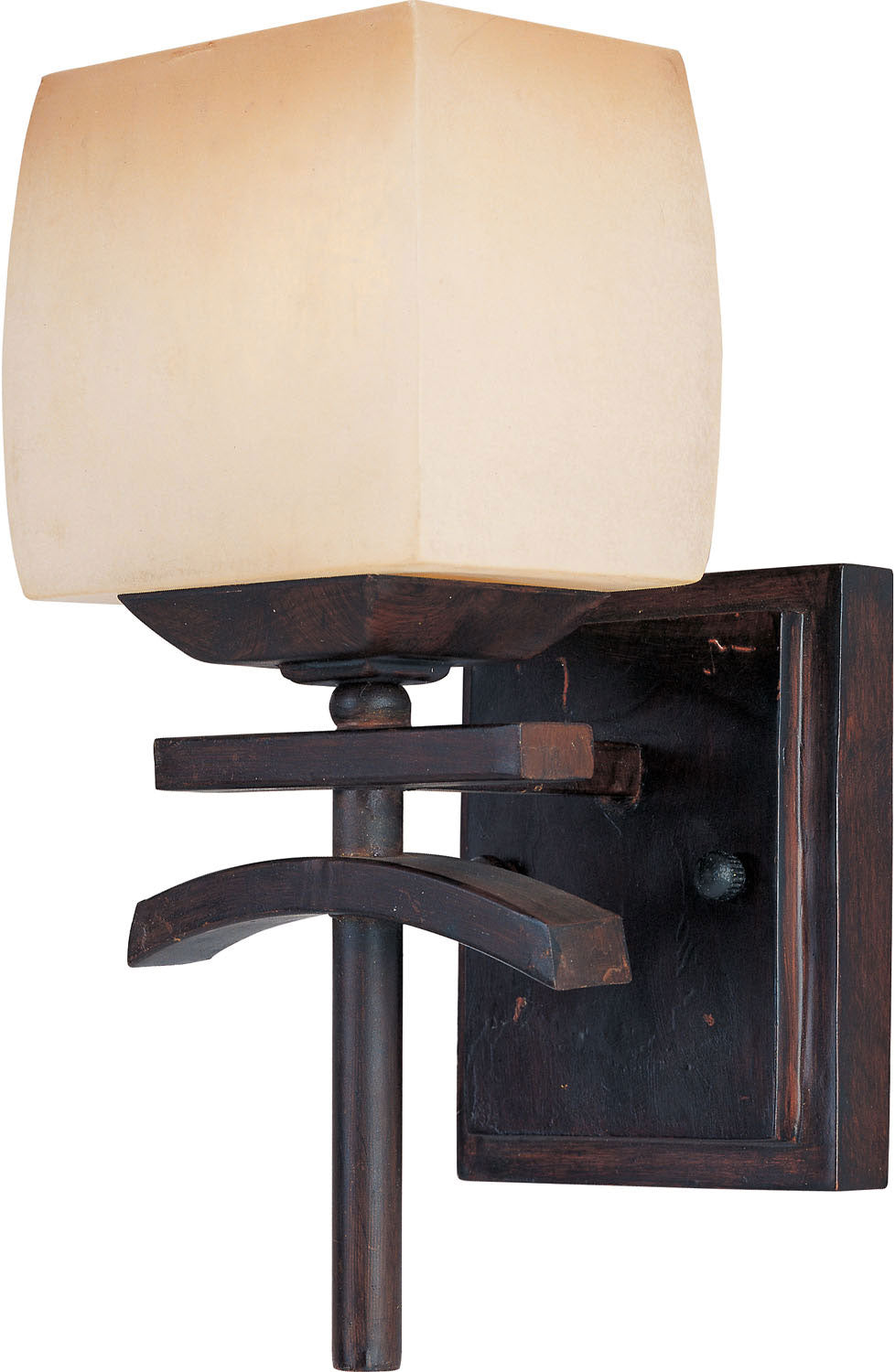 Maxim Asiana 10996WSRC Wall Sconce Light - Roasted Chestnut