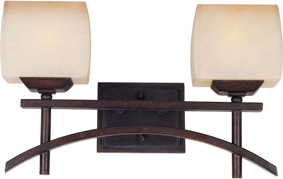 Maxim Asiana 10992WSRC Bath Vanity Light 18 in. wide - Roasted Chestnut