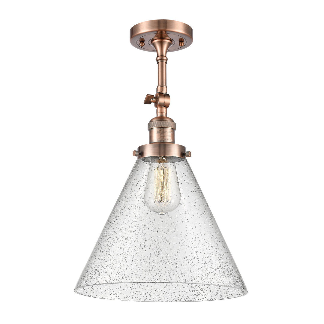 Innovations Franklin Restoration 201F-AC-G44-L-LED Ceiling Light - Antique Copper
