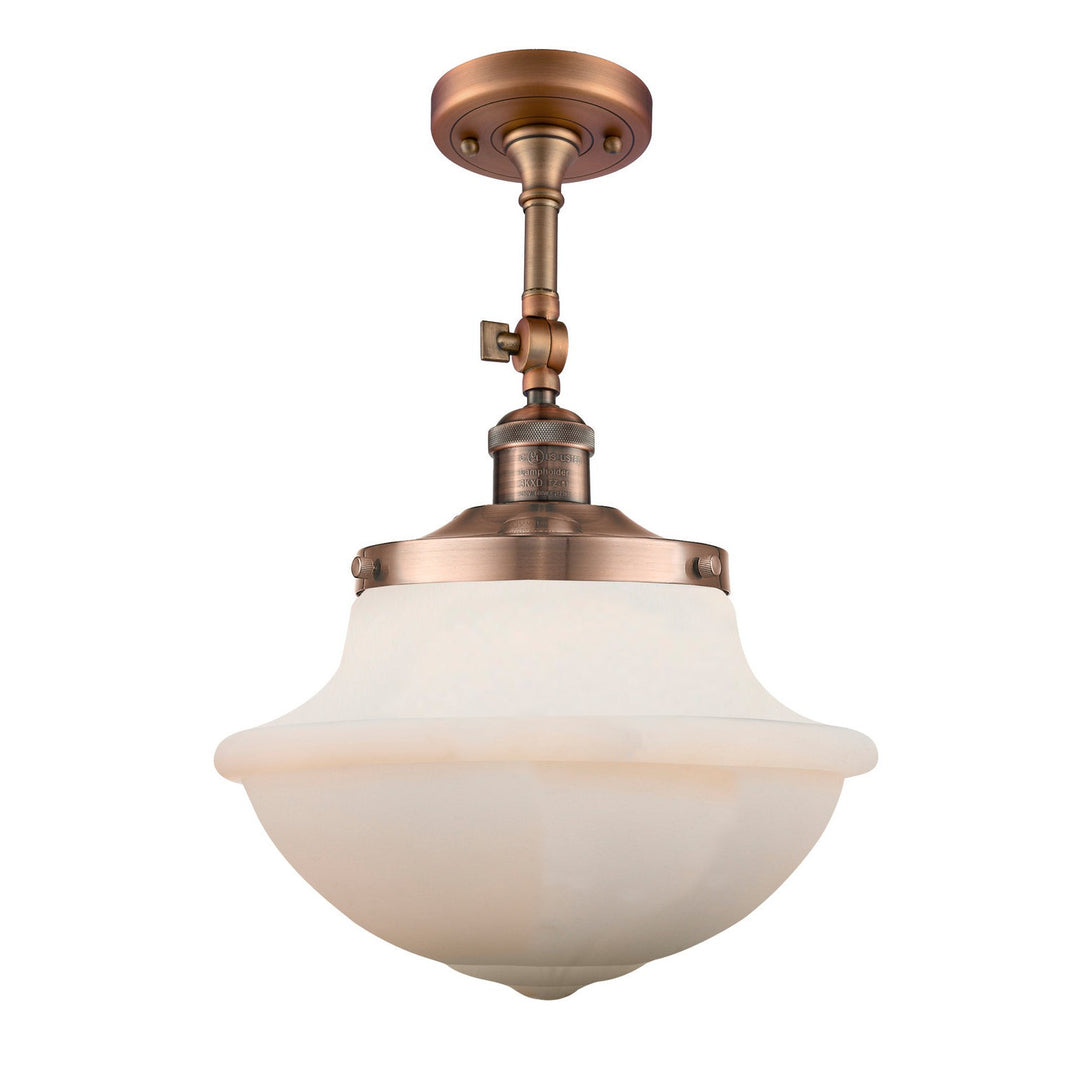 Innovations Franklin Restoration 201F-AC-G541 Ceiling Light - Antique Copper