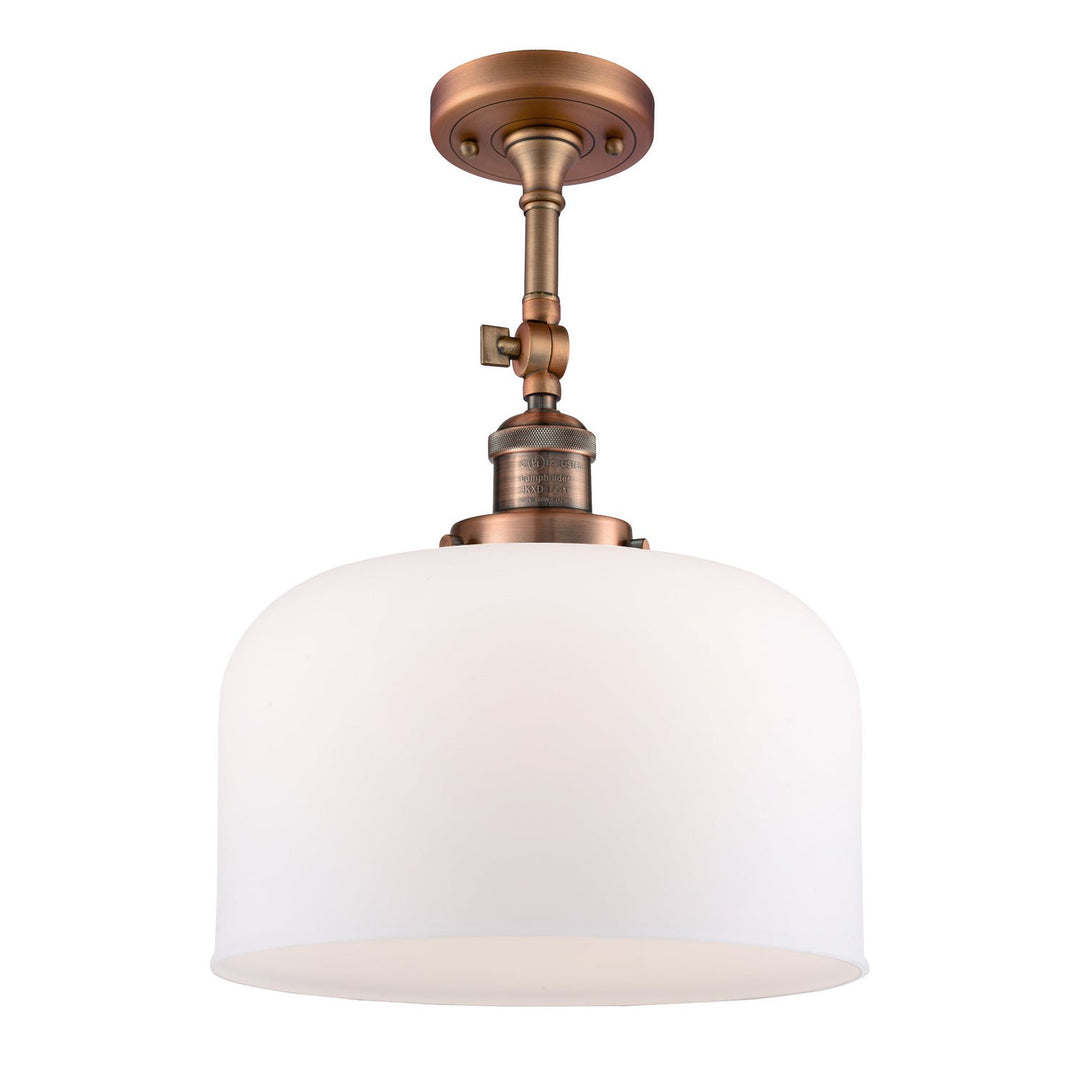 Innovations Franklin Restoration 201F-AC-G71-L-LED Ceiling Light - Antique Copper