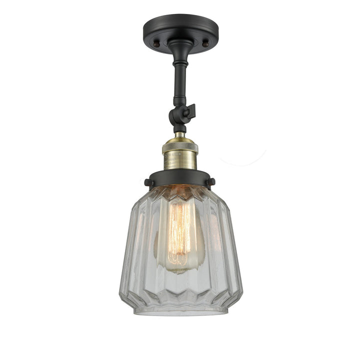 Innovations Franklin Restoration 201F-BAB-G142 Ceiling Light - Black Antique Brass