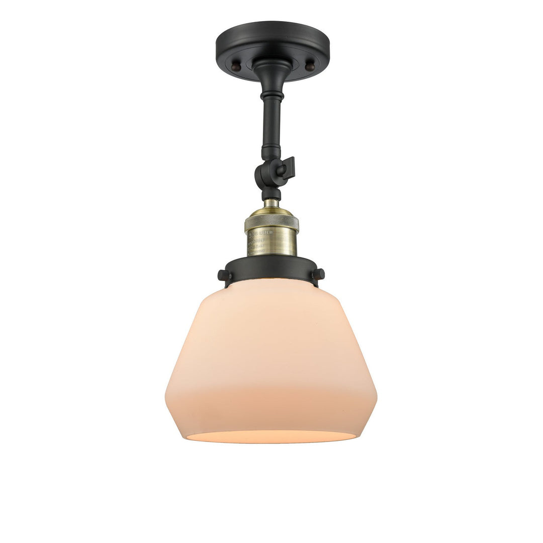 Innovations Franklin Restoration 201F-BAB-G171-LED Ceiling Light - Black Antique Brass