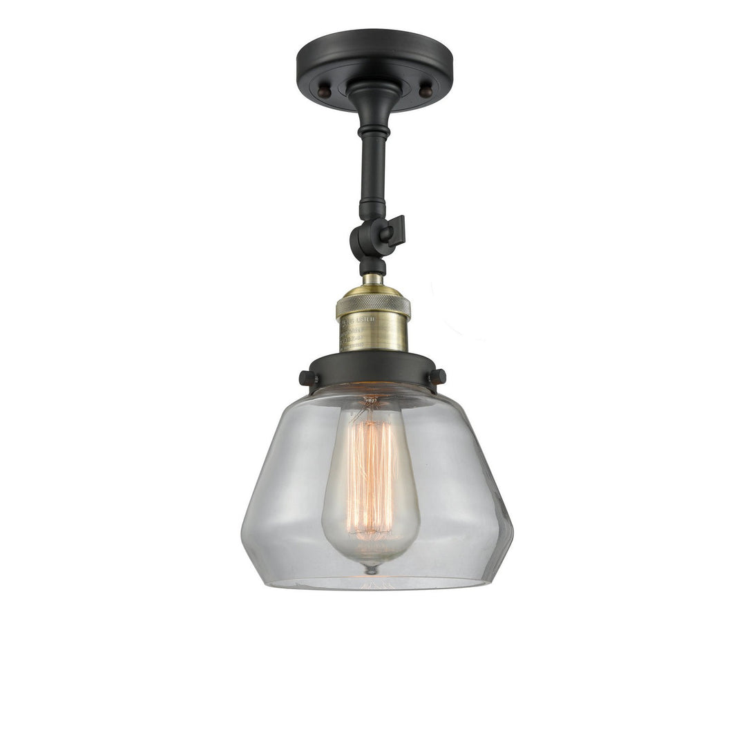 Innovations Franklin Restoration 201F-BAB-G172 Ceiling Light - Black Antique Brass