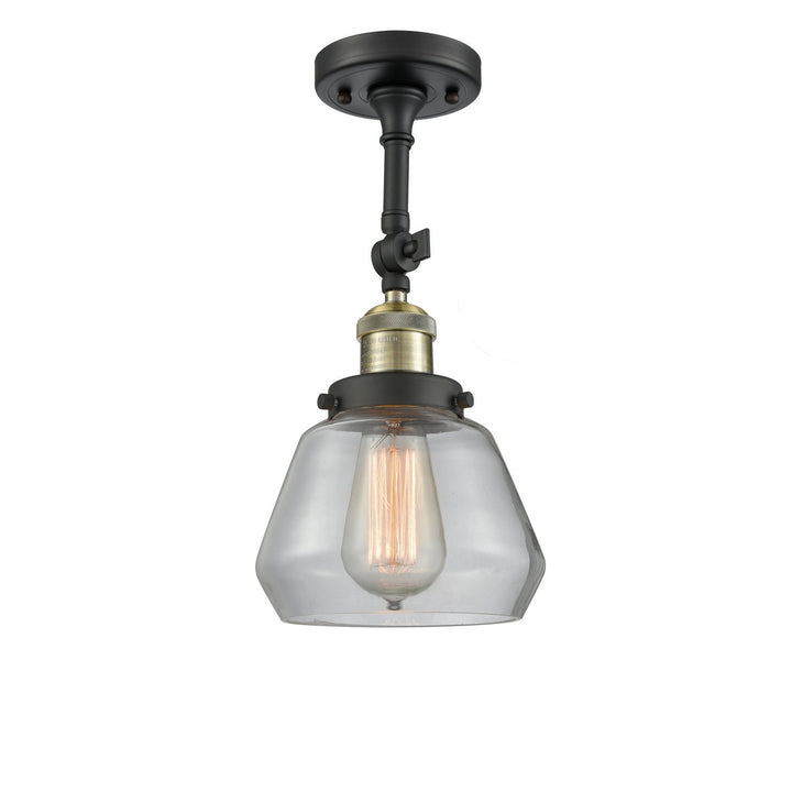 Innovations Franklin Restoration 201F-BAB-G172 Ceiling Light - Black Antique Brass