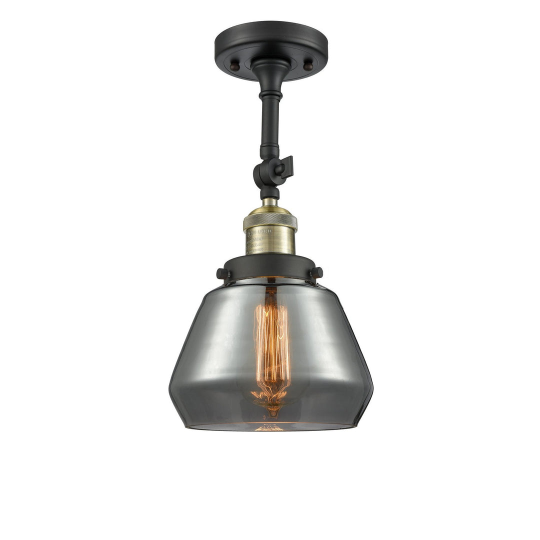 Innovations Franklin Restoration 201F-BAB-G173 Ceiling Light - Black Antique Brass