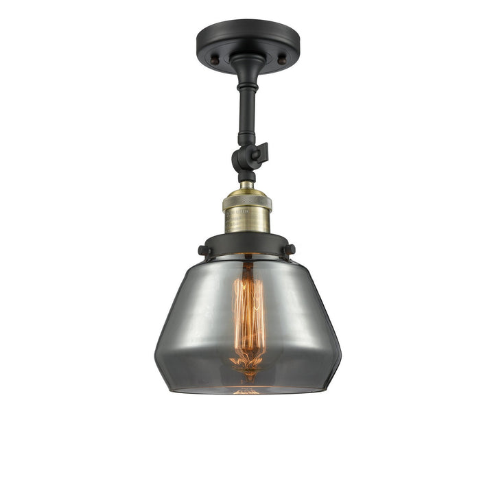 Innovations Franklin Restoration 201F-BAB-G173 Ceiling Light - Black Antique Brass