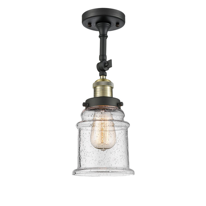 Innovations Franklin Restoration 201F-BAB-G184 Ceiling Light - Black Antique Brass