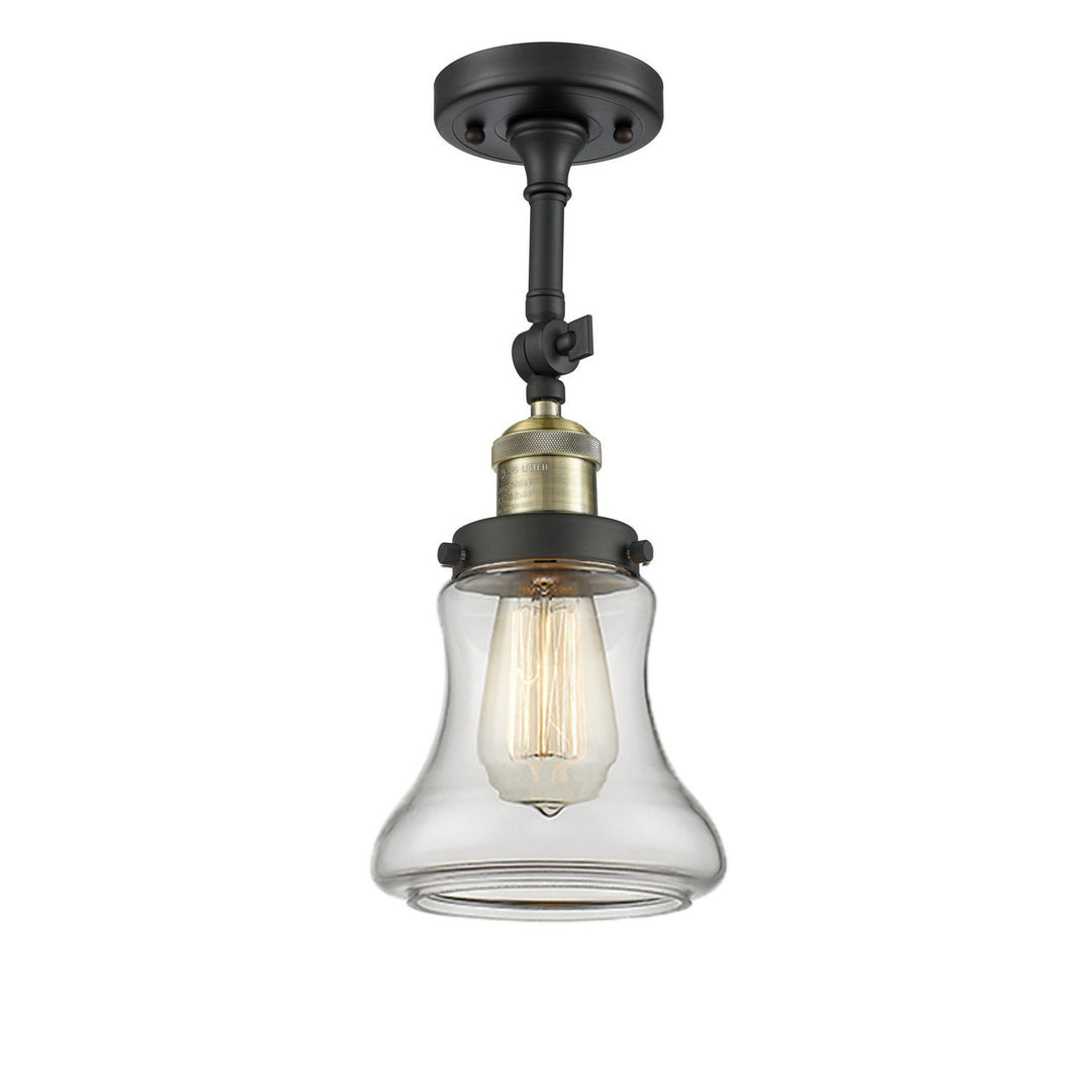 Innovations Franklin Restoration 201F-BAB-G192 Ceiling Light - Black Antique Brass