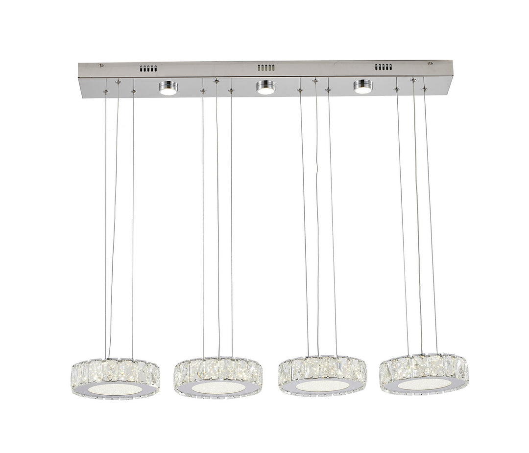 Bethel International FT15-4 Pendant Light - Chrome