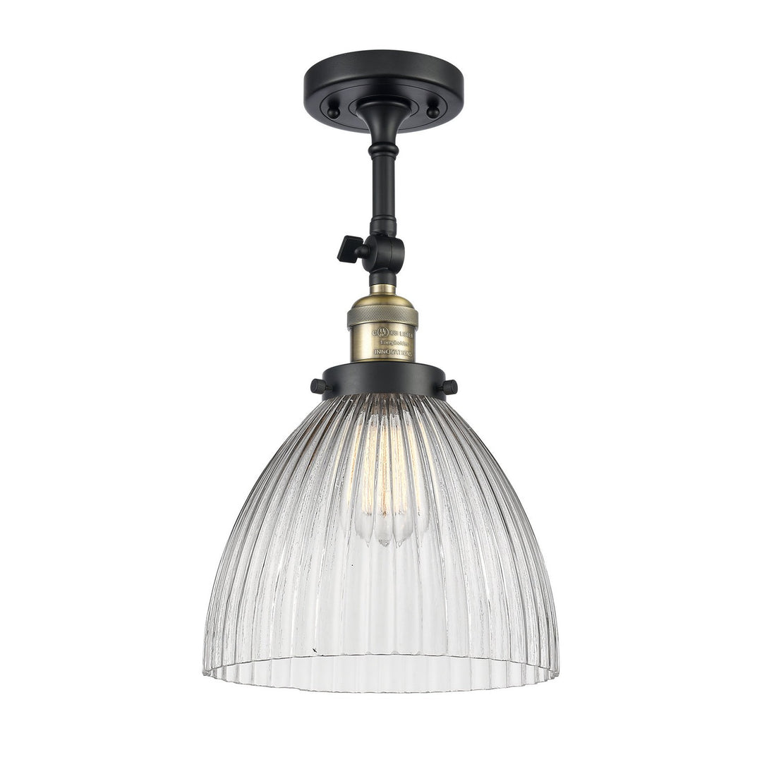 Innovations Franklin Restoration 201F-BAB-G222-LED Ceiling Light - Black Antique Brass