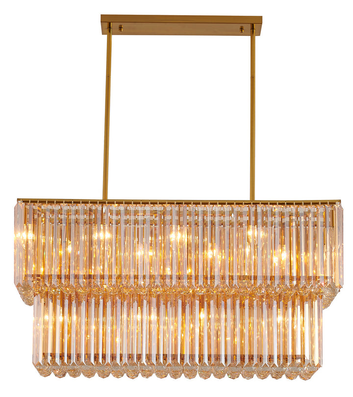 Bethel International LA35C38G Pendant Light - Satin Brass