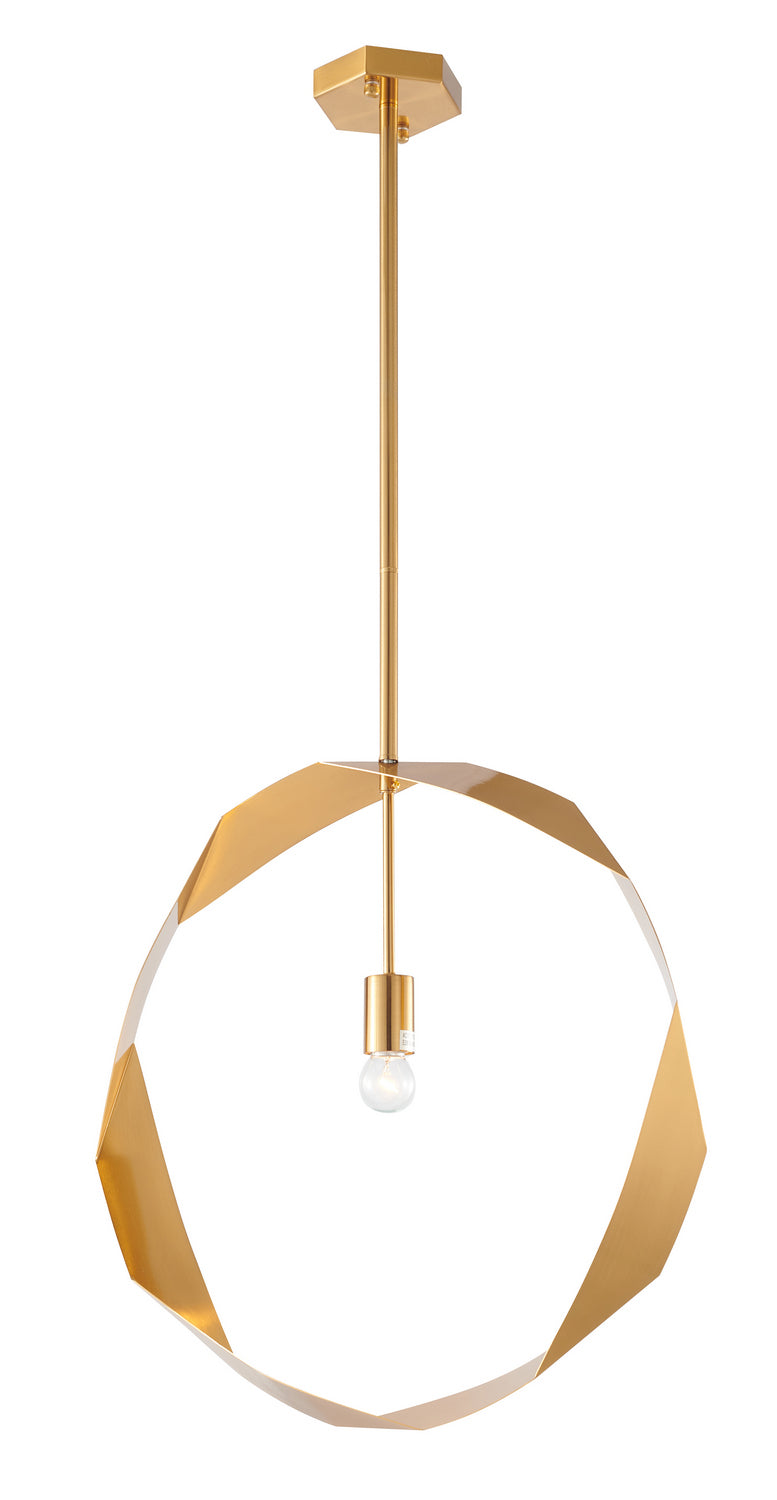 Bethel International LA40C20BR Pendant Light - Antique Brass