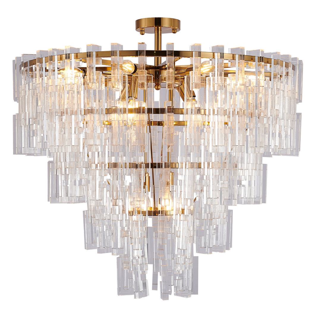 Bethel International LX54L Chandelier Light - Antique Bronze