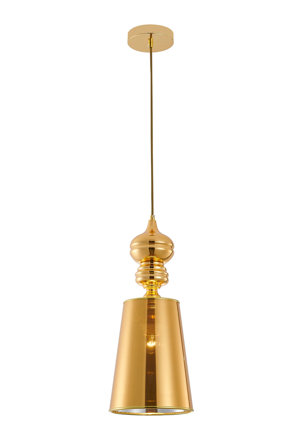 Bethel International ONE02P5G Pendant Light - Polished Gold