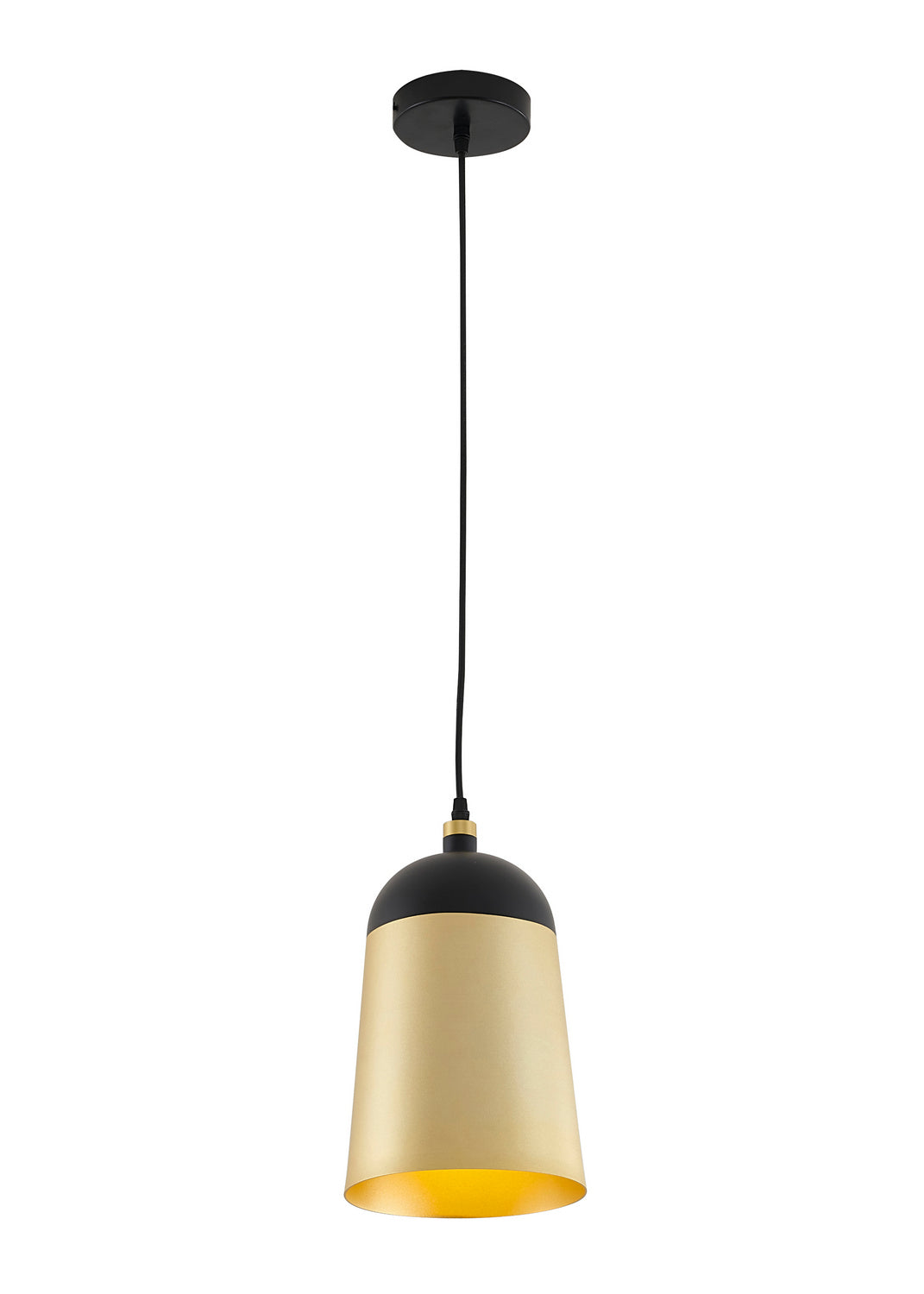 Bethel International SR08BG Pendant Light - Black & Gold