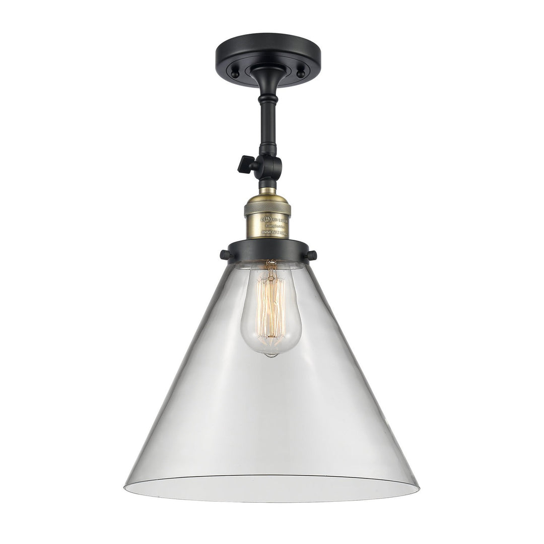 Innovations Franklin Restoration 201F-BAB-G42-L-LED Ceiling Light - Black Antique Brass