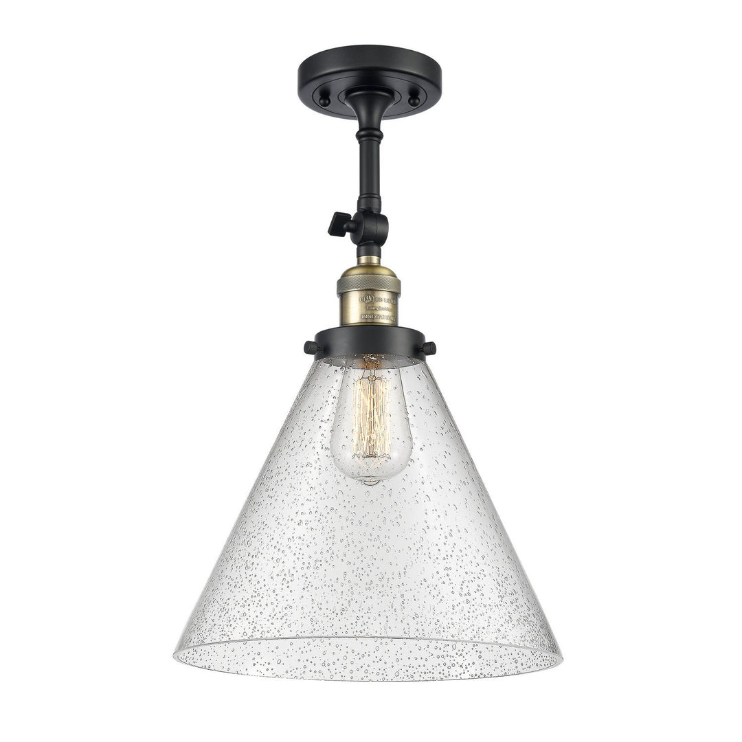 Innovations Franklin Restoration 201F-BAB-G44-L-LED Ceiling Light - Black Antique Brass