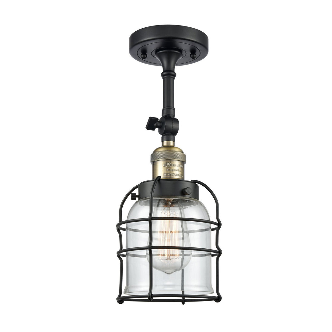 Innovations Franklin Restoration 201F-BAB-G52-CE-LED Ceiling Light - Black Antique Brass